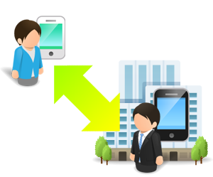 一般LINEユーザーとのチャットが可能です!
