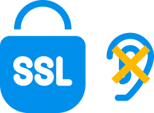SSL通信でネットワーク盗聴防止済