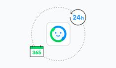 24時間365日対応