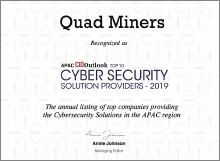 Top 10 Cyber Security Solution Providers – 2019 by APAC CIO Outlook (2019年)