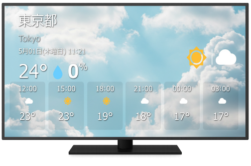天気予報サービス