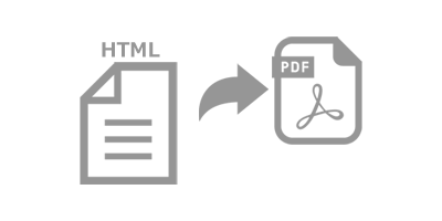 APIにHTML自体をパスする事で、HTMLの表示イメージをPDF化します！※画像やスタイルシートなどの配置の調整が必要です！
