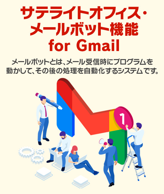 サテライトオフィス・メールボット機能 for Gmail